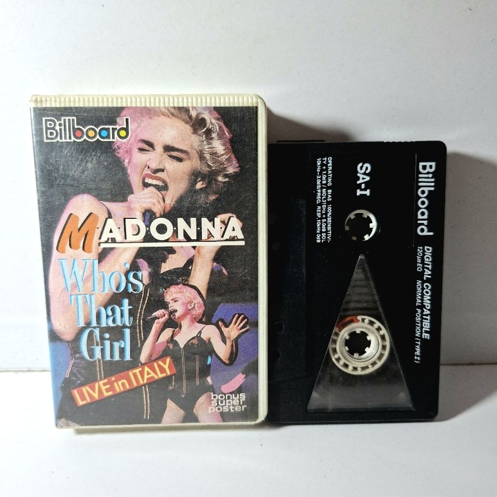 Kaset Pita Madonna Live in Italy Album