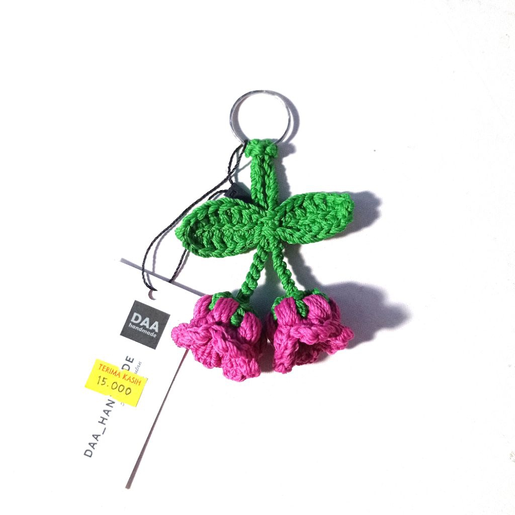 READY (Bisa Pre-Order - Mohon baca deskrispsi) Ganci Rajut | Ganci Bunga | Ganci Bunga Rajut | Ganci