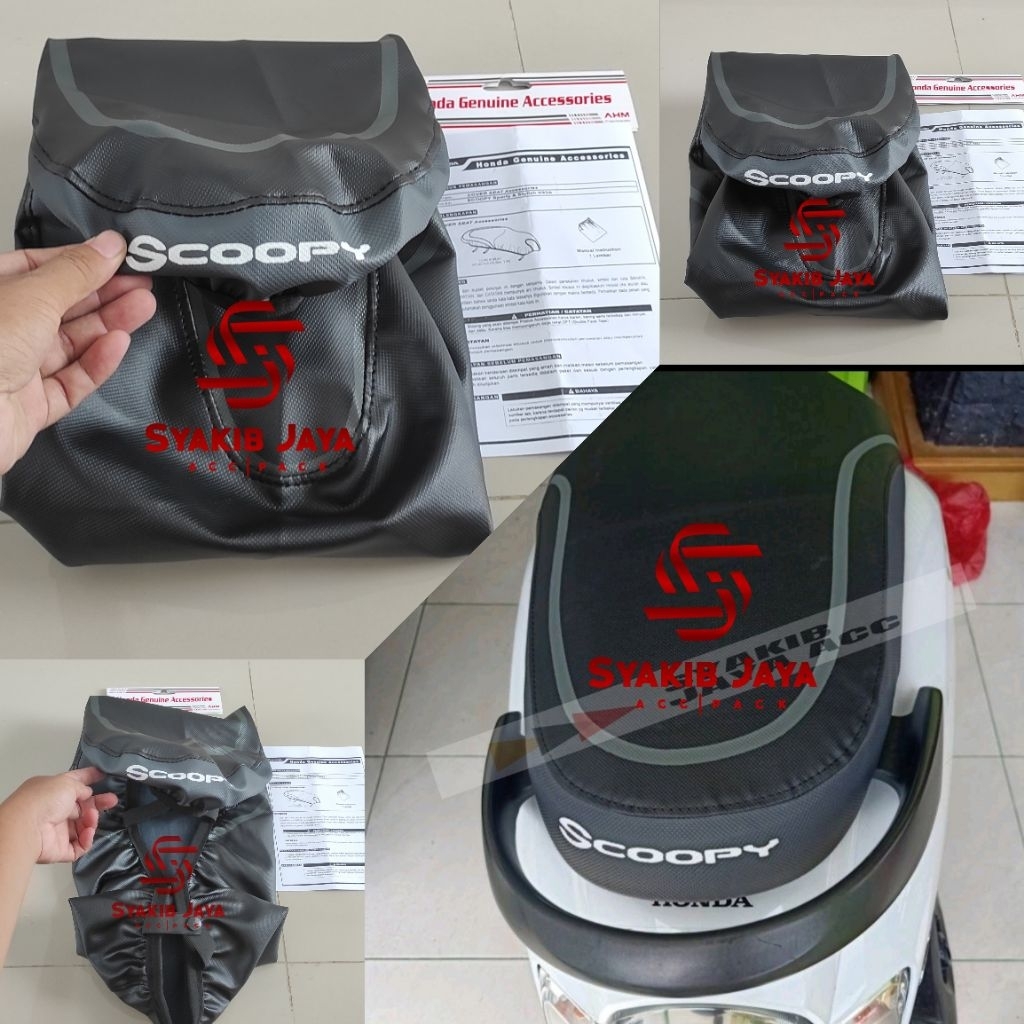 PELINDUNG JOK/SEAT COVER SCOOPY 2018,2019,2020 ORI AHM