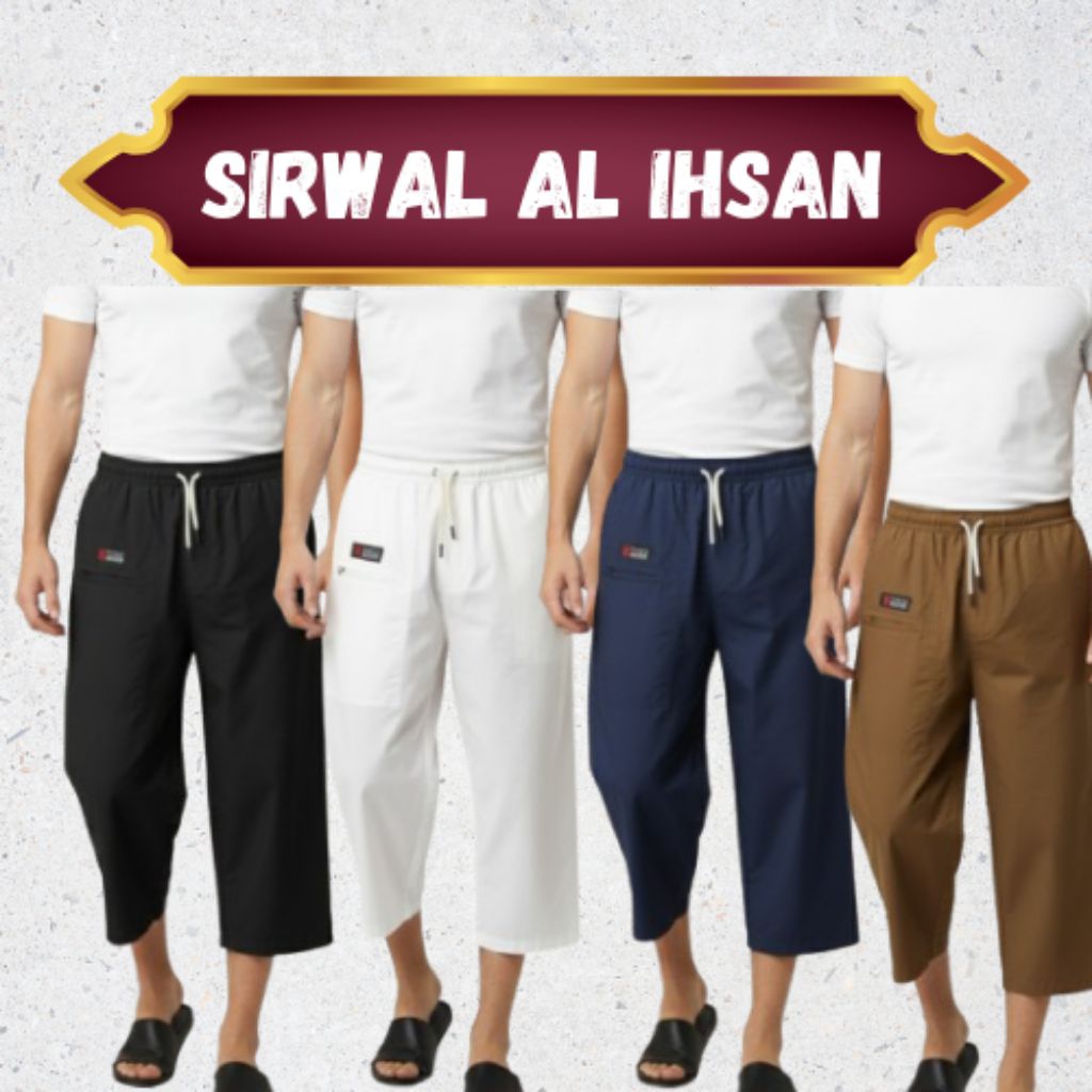 Celana Sirwal Pria Termurah Terlaris Bahan Adem Rekomended Katun Lebaran Remaja Panjang Anti Kusut S