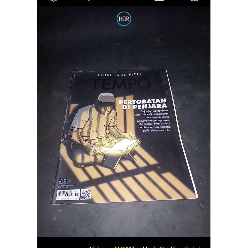 Majalah TEMPO Edisi IDULF FITRI - PERTOBATAN DI PENJARA -  Edisi 17 - 23 Mei 2021