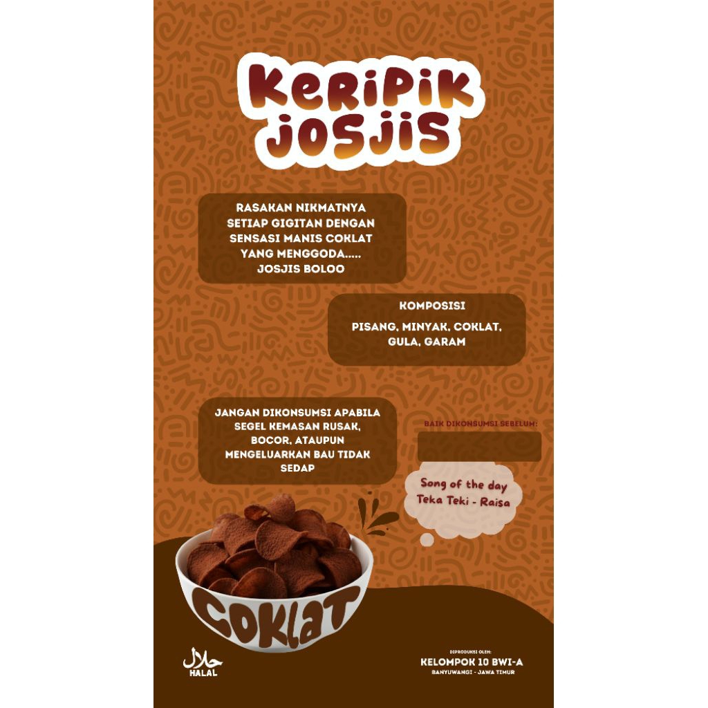 keripik josjis lumer coklat keripik pisang keripik coklat sale pisang keripik pisang kemasan