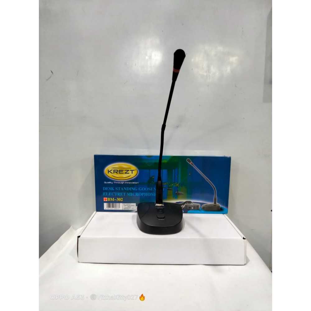 MICROPHONE KREZT BM 301 TANPA BEL MIC PODIUM BM 302 DENGAN BEL MIC PODIUM KREZT 506