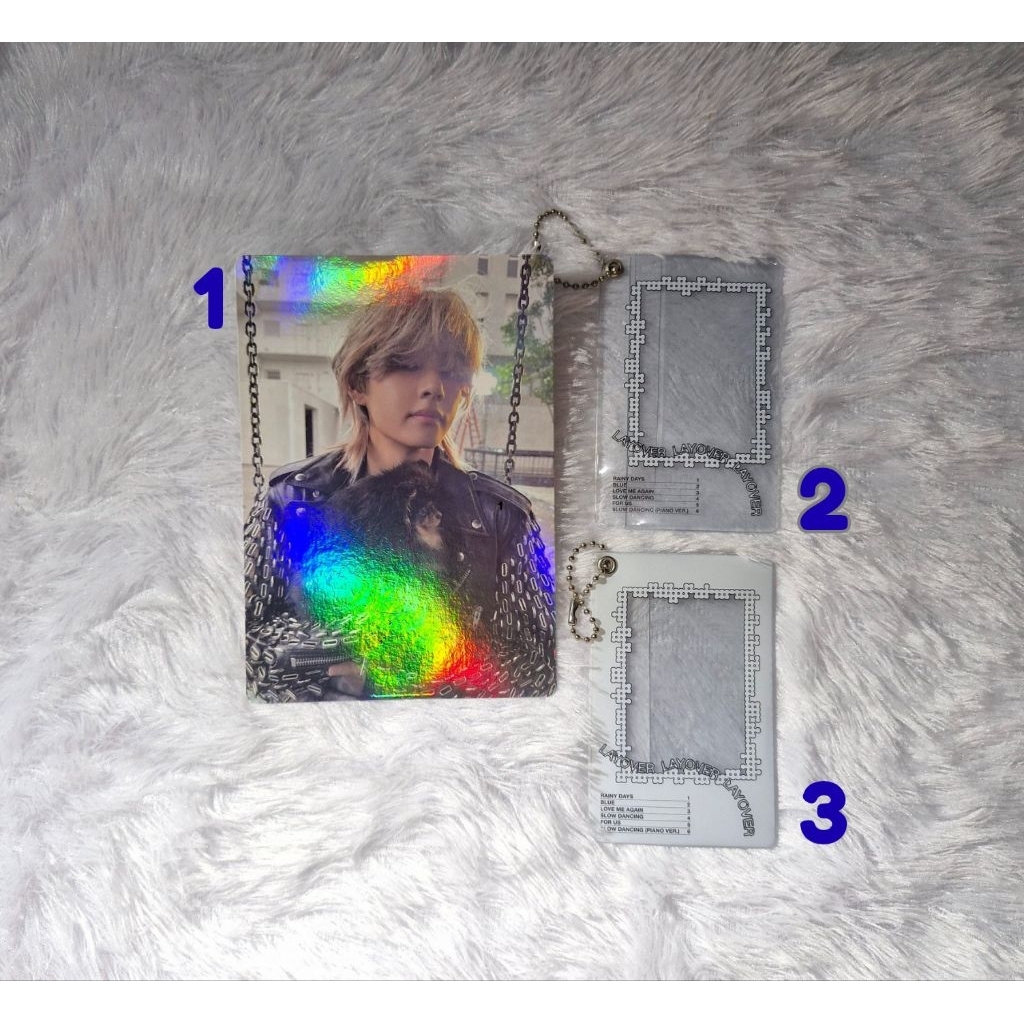 (READY STOCK) Official POB Card Holder V BTS LAYOVER / CAHOL V BTS / POB Taehyung Layover