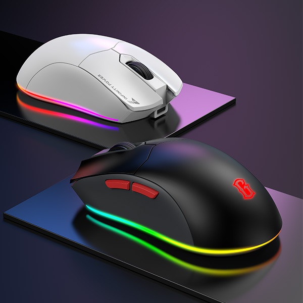 GAMEN Mouse Gaming Wireless GM210W Original Resmi 1 Tahun RGB 16000 DPI Bluetooth Wireless 2.4GHz