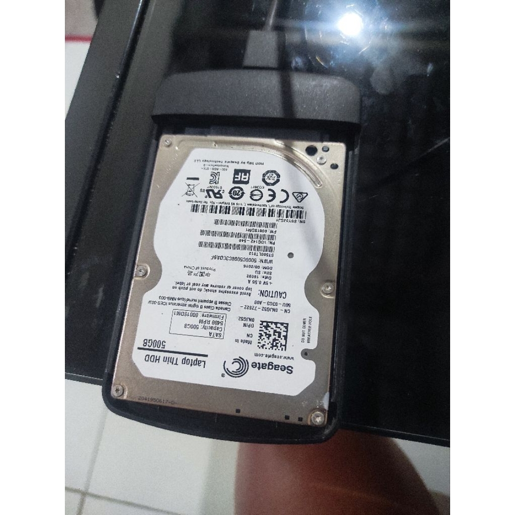 HDD laptop seagate 500gb second