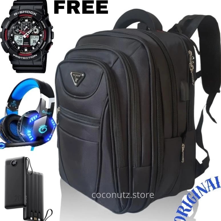 Tas Ransel Pria Tas Pollo Milano 88372 Tas Ransel Polo Dewasa Terbaru 2024 (TPH) Tas Polo Hitam Tas 
