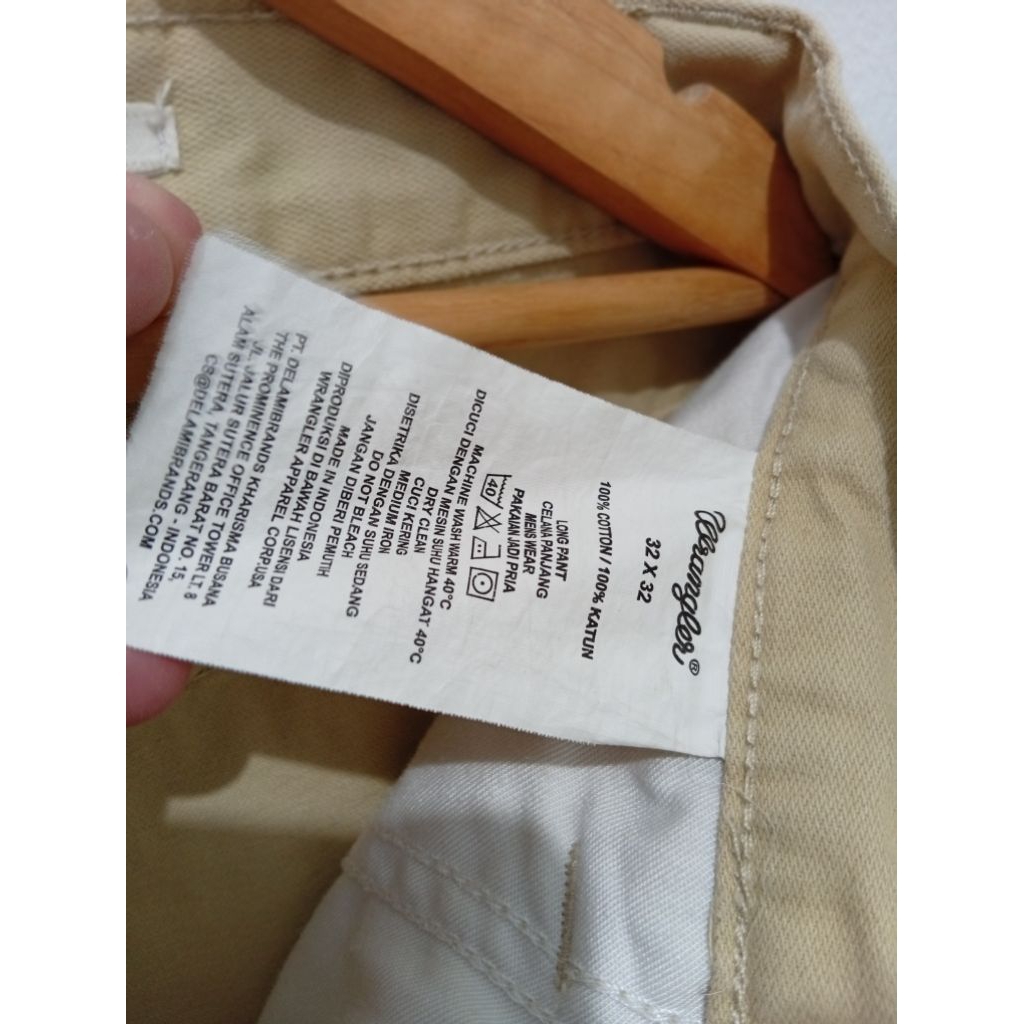 Celana Carpenter Wrangler - Cream [SECOND ASIK]