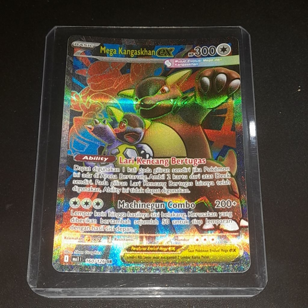 Kartu pokemon TCG Indonesia Mega Kangaskhan ex SR