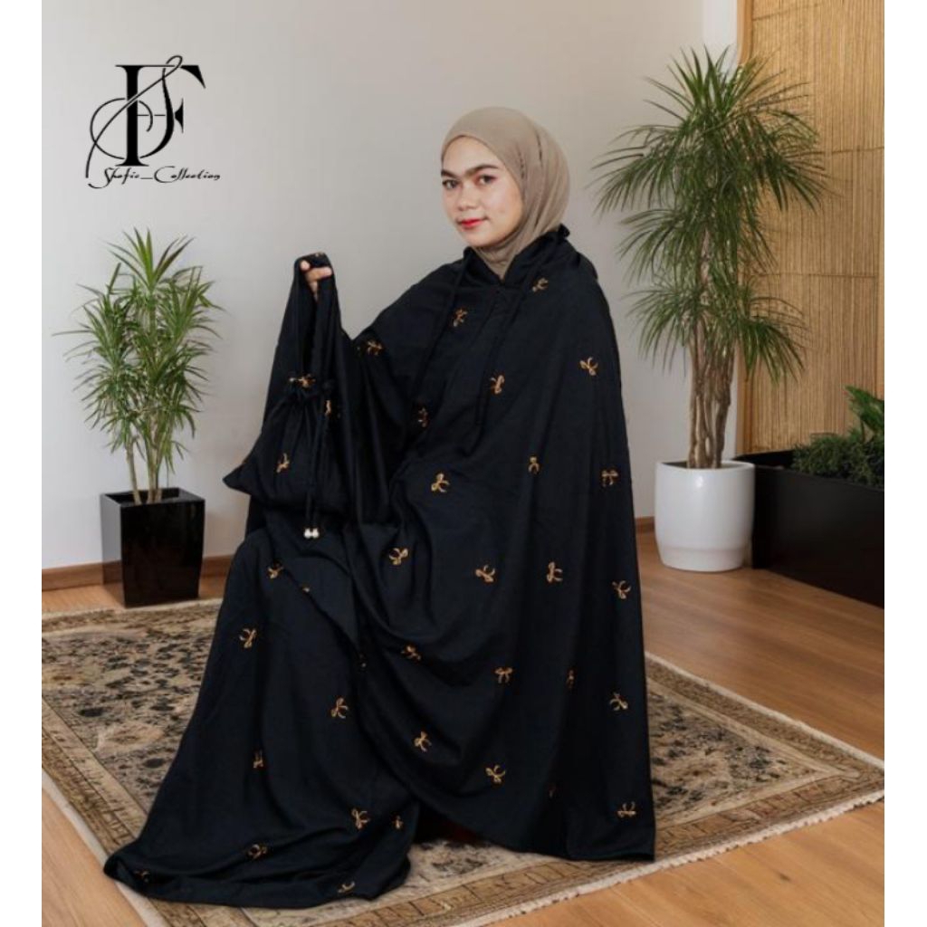 Mukena Dewasa Lebaran 2026 Mukena 2In1 Terbaru 2026 Resleting Panjang Bordir Rukoh Cewek Remaja Saja