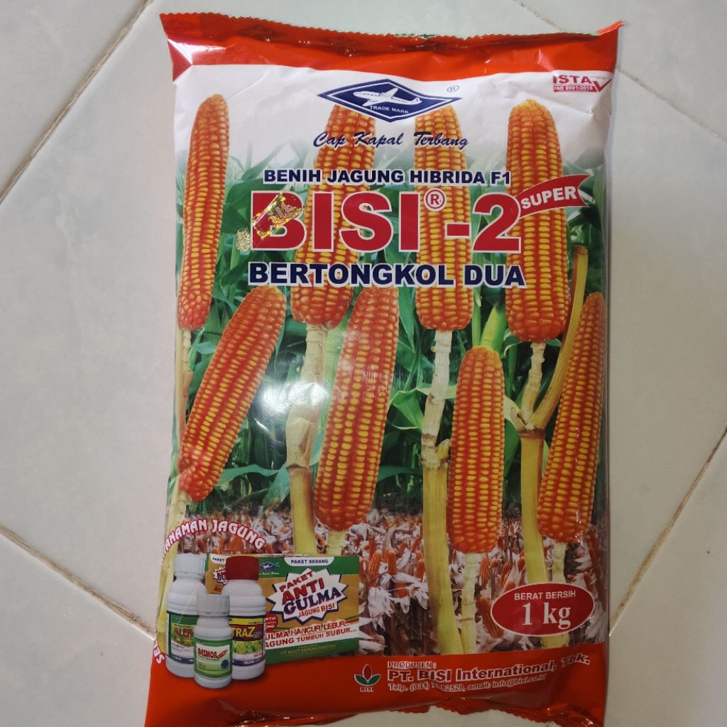 Benih jagung bisi 2 cap kapal terbang