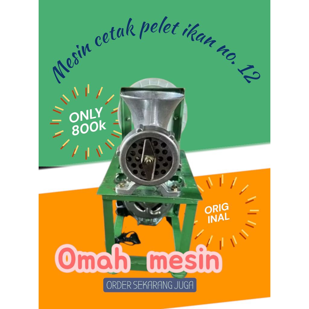 MESIN PELET OTOMATIS/MOTOR PENGGERAK DINAMO 150WATT/NO.12