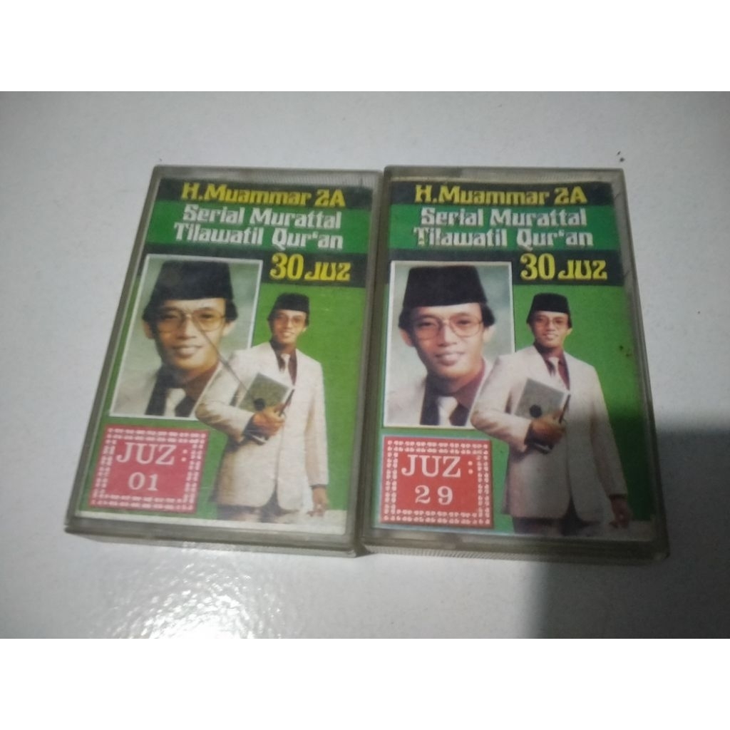 kaset pita paket muamar za. serial murotal Tilawatil quran. kuz 01&29