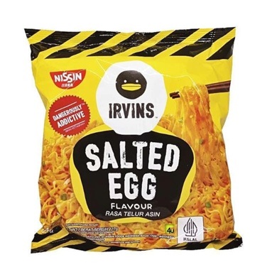 Nissins Irvins Salted Egg Noodle 117GR - Salted Egg