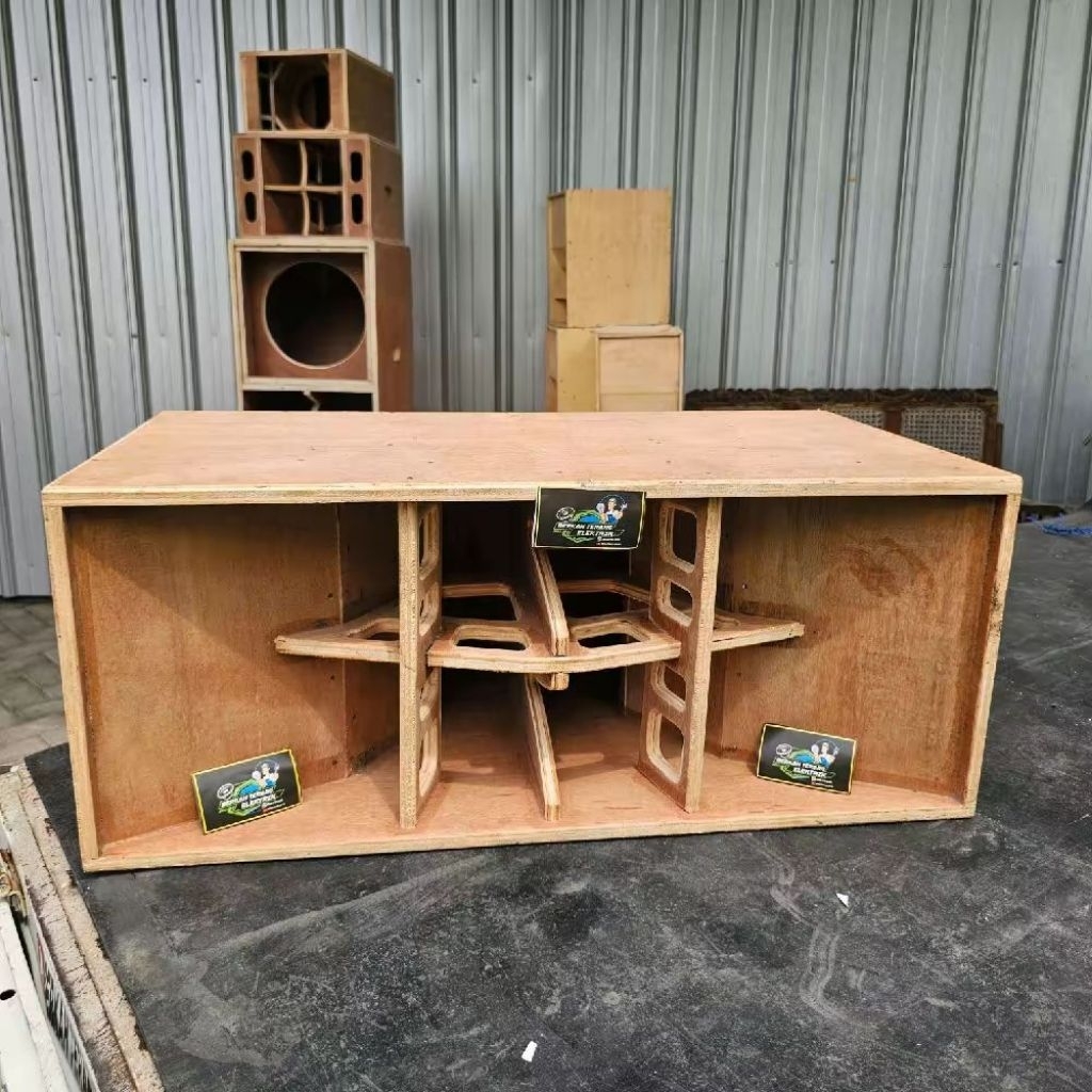 Box speaker CLA 12in sudah cat finishing tekstur kulit jeruk