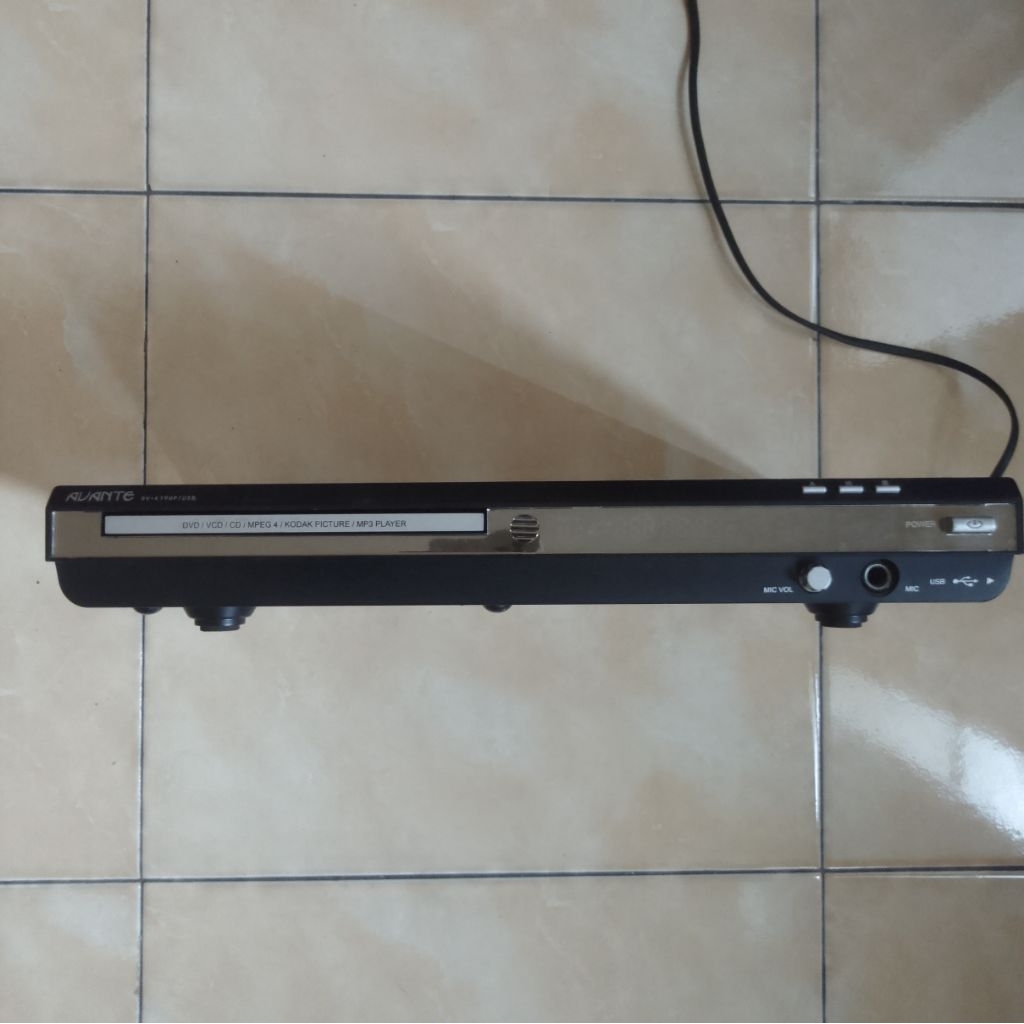 DVD PLAYER DVD VCD CD MPEG4 KODAK PICTURE MP3 PLAYER MEREK AVANTE - baca deskripsi