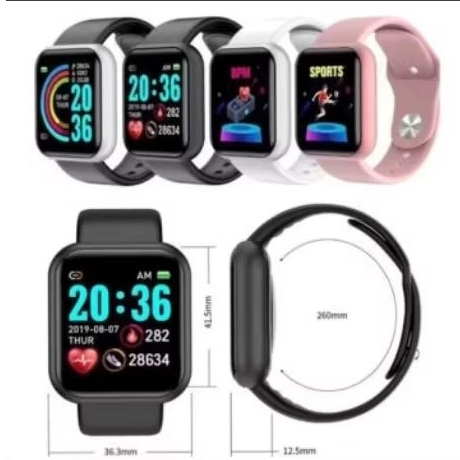 JAM PINTAR SMARTWATCH BIG 1.92 INFINITE DISPLAY TALI RUBBER