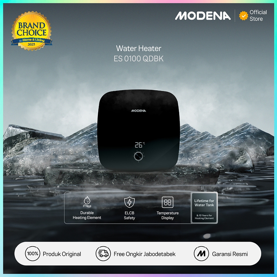 MODENA ELECTRIC STORAGE WATER HEATER ES 0100 QDBK