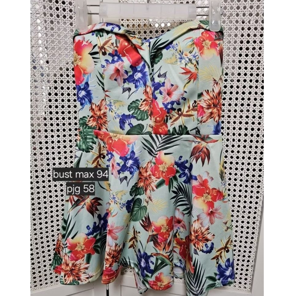 tube dress baju terusan sexy feminim modis