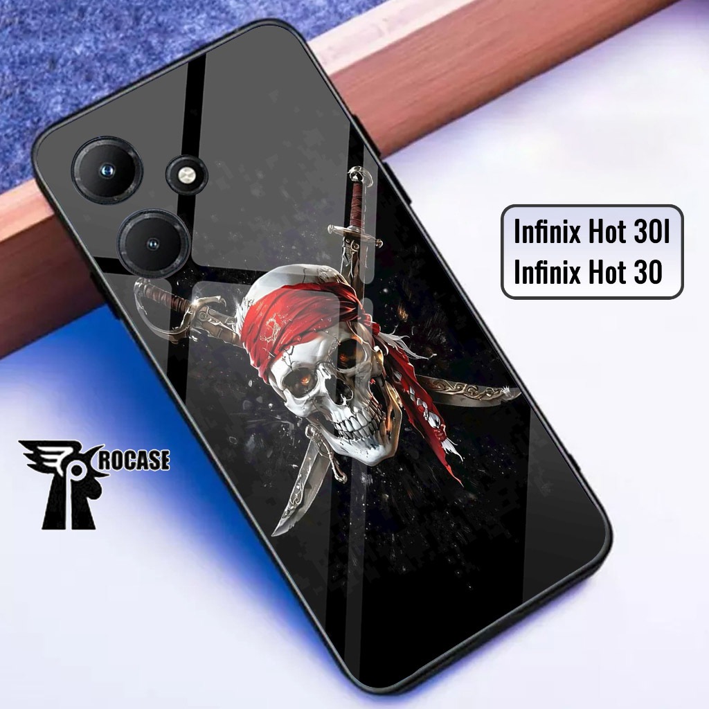 Case Infinix Hot 30i - Casing Hp Infinix Hot 30i Terbaru ( tengkorak ) Softcase Hp Infinix Hot 30i -