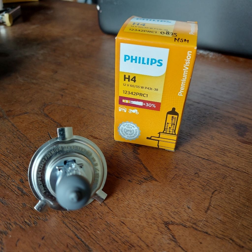 Bohlam Lampu H4 12V 60/55W Philips
