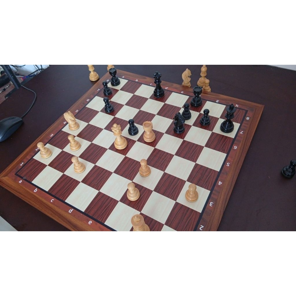 PRELOVED Catur kayu non lipat standar Percasi baru simpanan lama kondisi 99,9 %