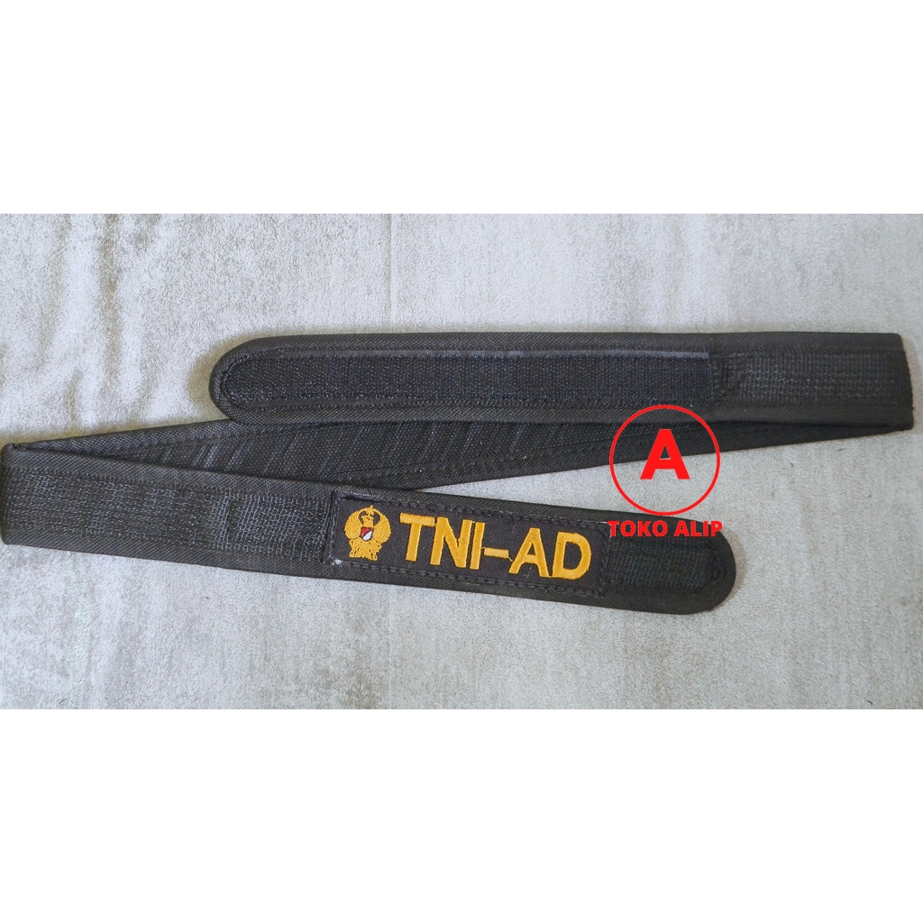 Sabuk TNI AD (Hitam Ekapaksi) - sabuk TNI Angkatan Darat - Ikat Pinggang TNI AD - Sabuk Prepet Ekapa