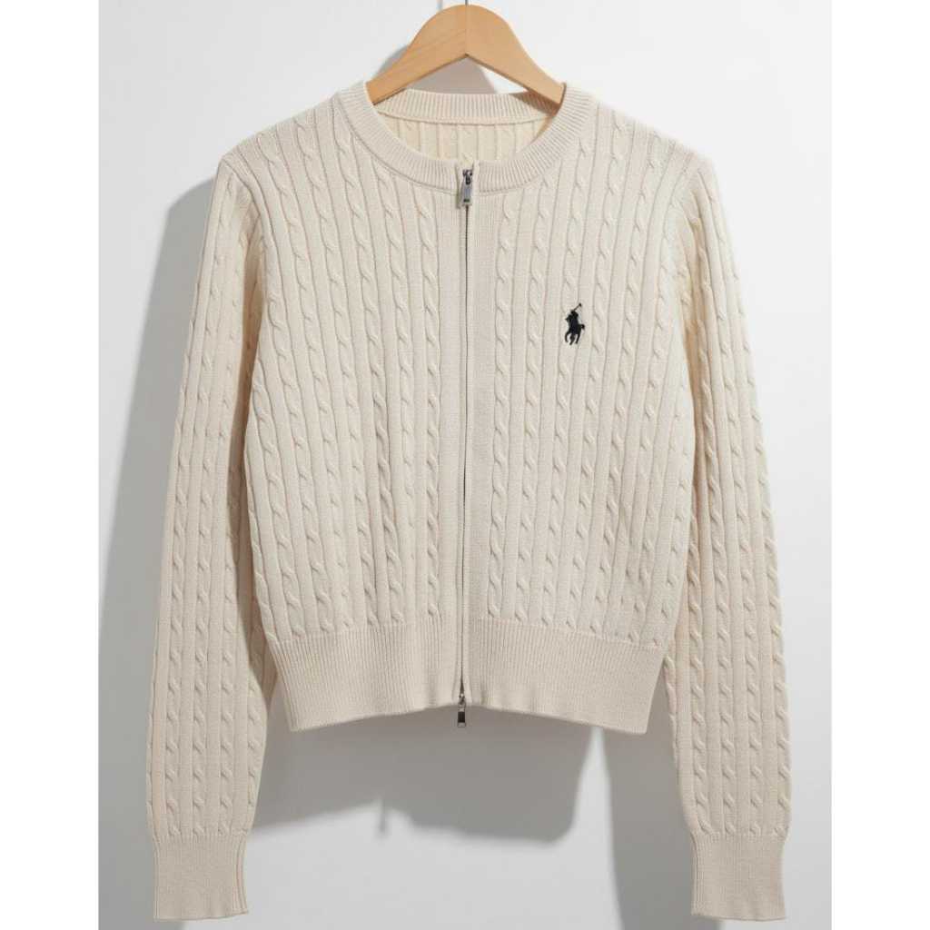 CARDIGAN POLO ZIPPER KEPANG