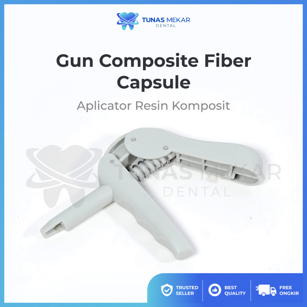 Dental Gun Composite Fiber Capsule Carpule Everx Ever X Tip Aplicator Resin Pistol Resin Komposit