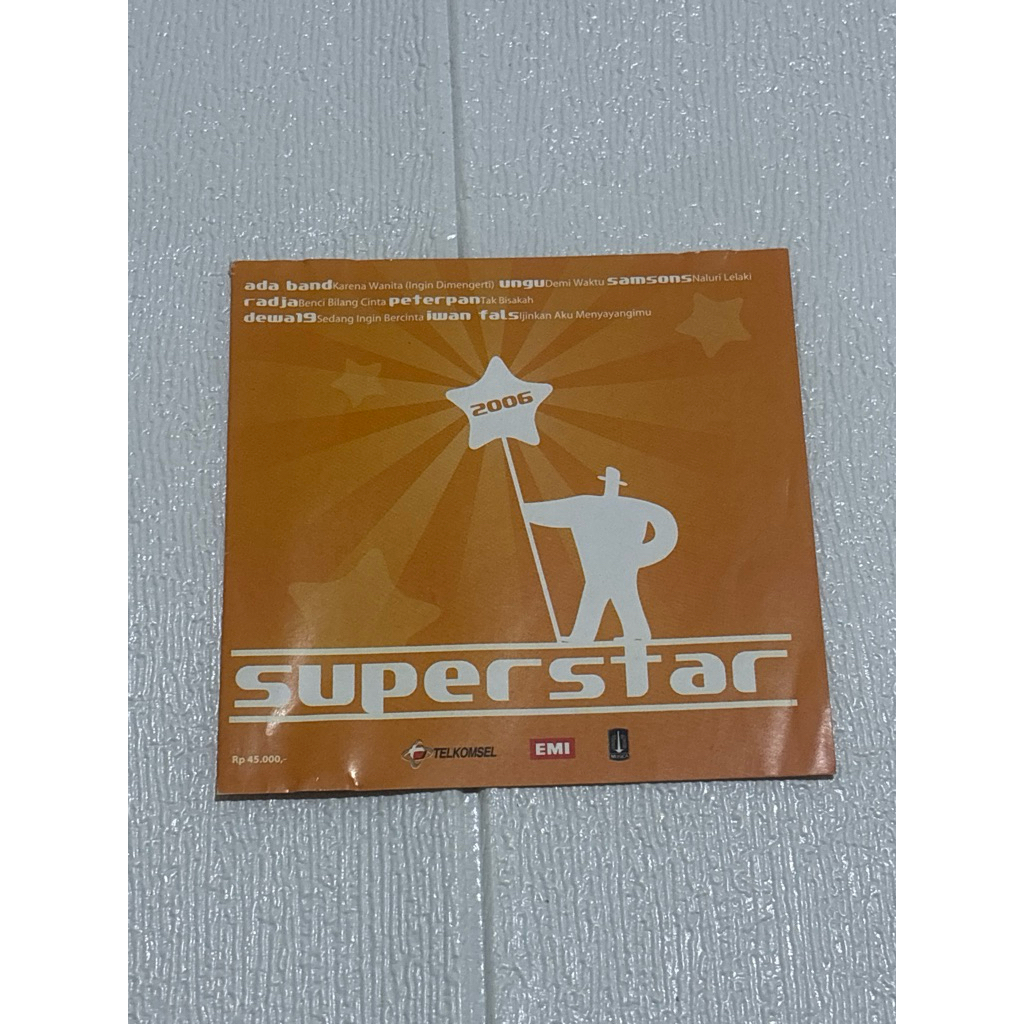 CD ALBUM VA SUPERSTAR 2006 PETERPAN DEWA 19 ORIGINAL