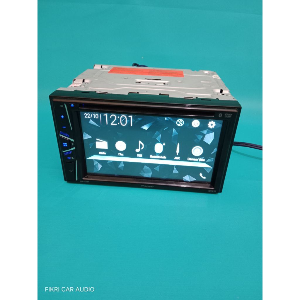 Head unit Doubledin PIONEER seri AVH-G225BT DVD Bluetooth Bekas Masih SEGEL