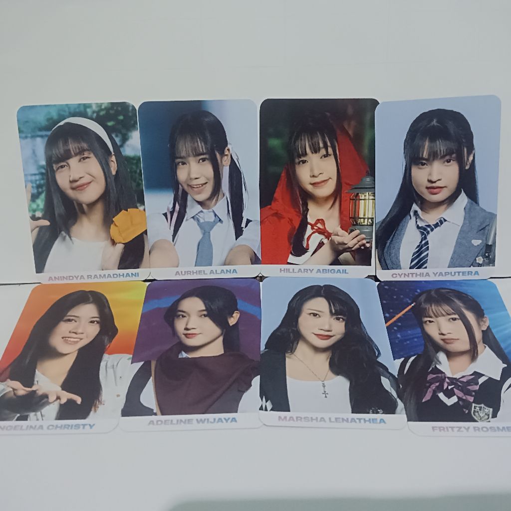 Photocard PC Official JKT48 Road to Sousenkyo (Christy, Delynn, Lily, Chyntia, Fritzy, Marsha, Anind