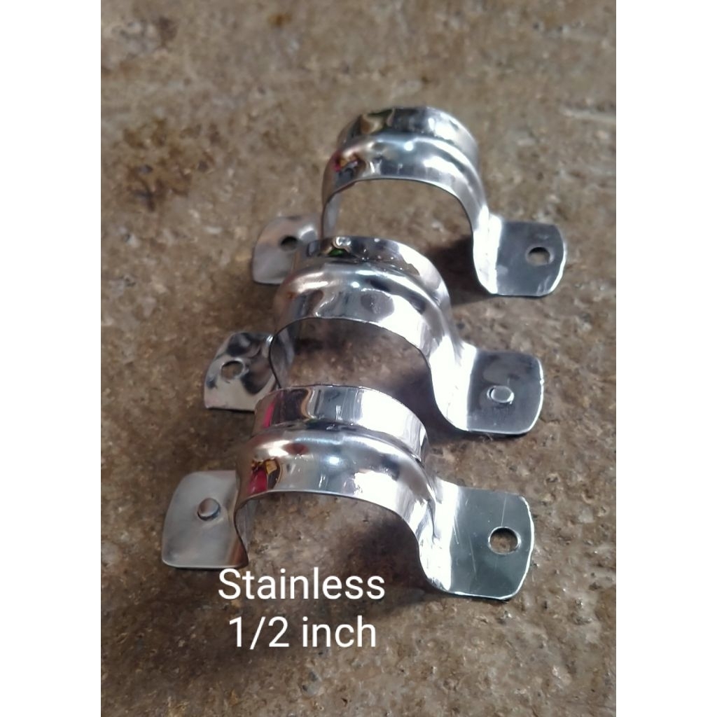 Klem pipa paralon 1/2 inch Stainless