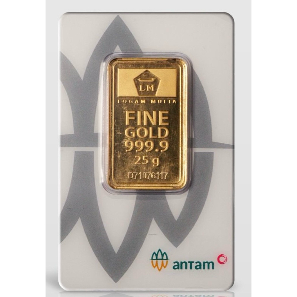 EMAS ANTAM 25 GRAM PRESS 2021 | EMAS LOGAM MULIA 25gr
