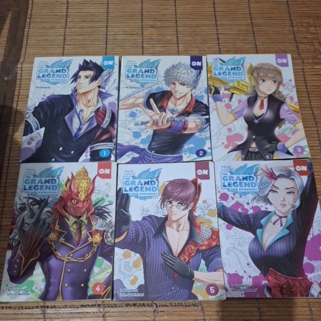 Komik Grand Legend Ramayana by Is Yuniarto & Johm G Reinhart vol 1-6 Set | Komik Re:ON Comics | Komi