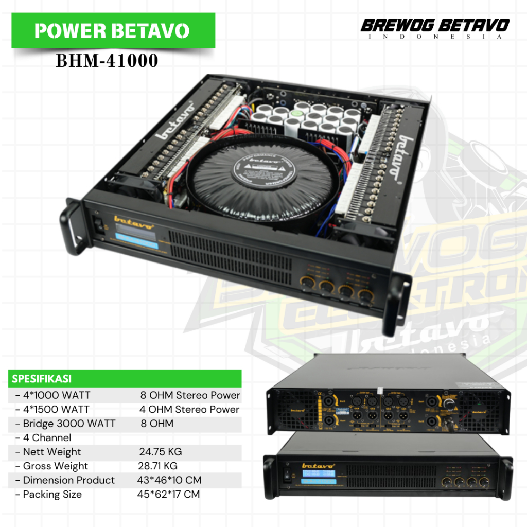 BREWOG BETAVO INDONESIA BHM 41000