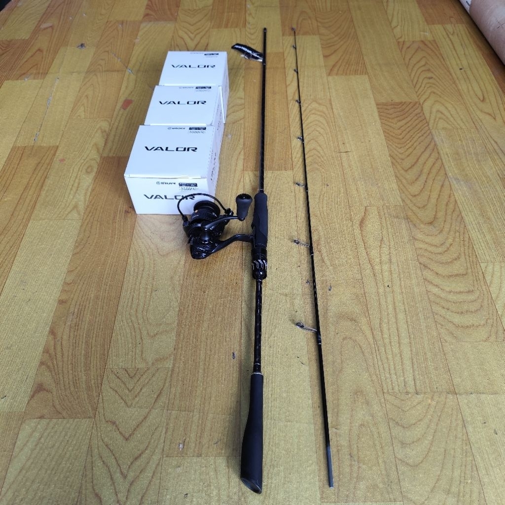 Joran UL satu set shikari black warriors reel iroly valor HG