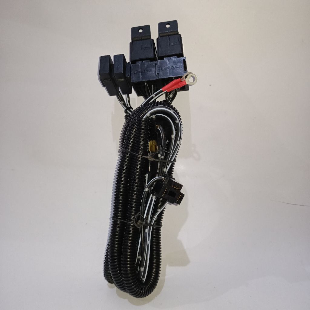 Kabel set relay lampu H4 2 relay Gartner