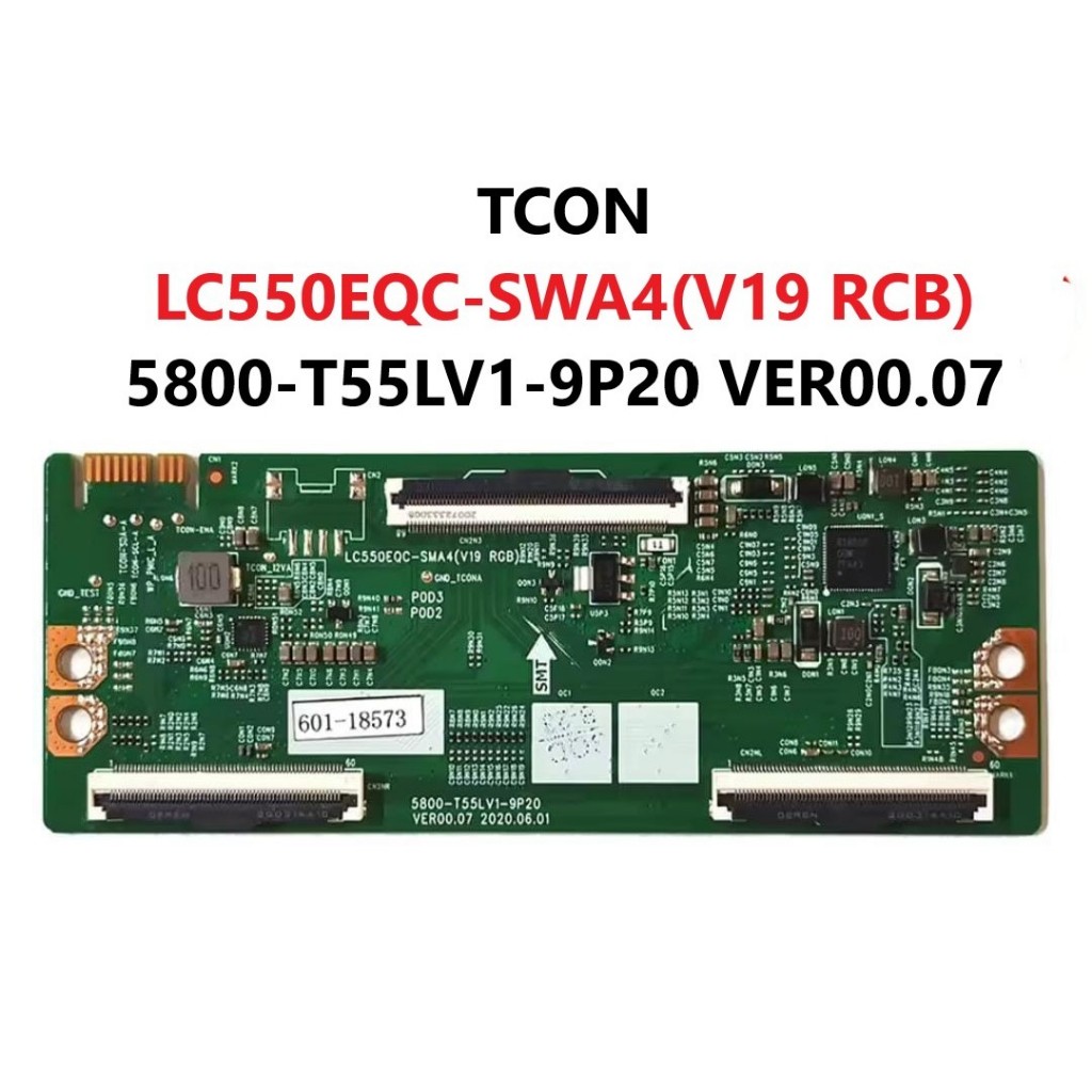 TCON COOCAA 55CUC7500 55 inch Smart TV Android 4K UHD Smart TV TCON  LC550EQC-SWA4(V19 RCB) 5800-T55