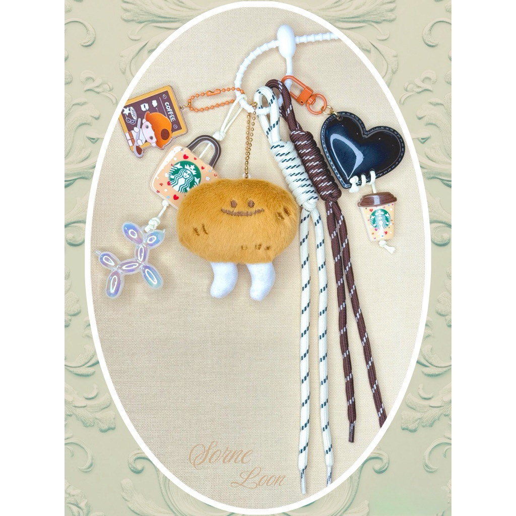 READY STOCK Cookie Starbucks - Bag Charm / Ganci Luxury / Charm Limited / Aesthetic Korea
