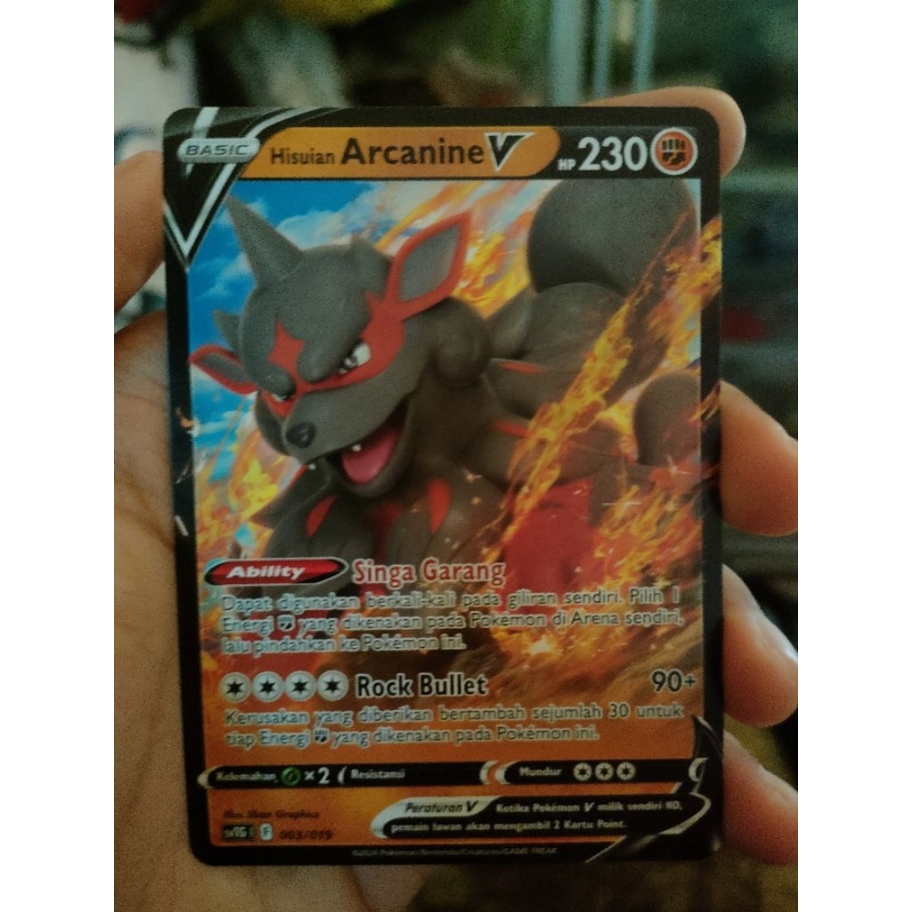Kartu Pokemon TCG indonesia, Arcanine V