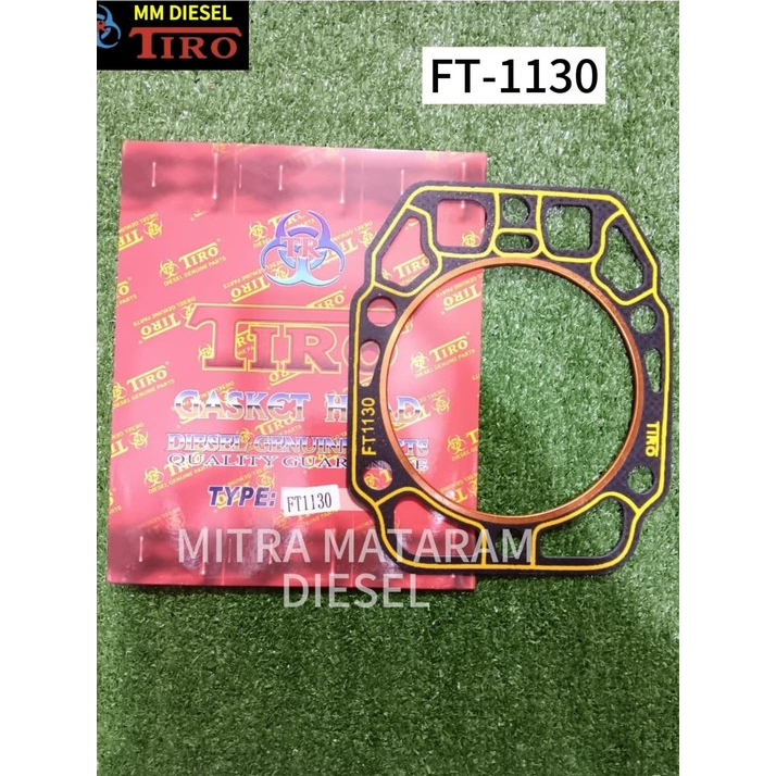 ZS-1130 GASKET HEAD MODEL FENTIAN PAKING KOP DEKSEL SILLICON 6 LOBANG TIRO BEST QUALITY