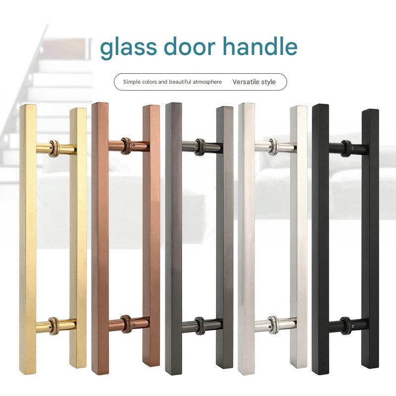 SUS 304  PULL Handle Hollow Black Stainless 304 | Pull Handle Tarikan Gagang Pintu | Handle Kotak Ho
