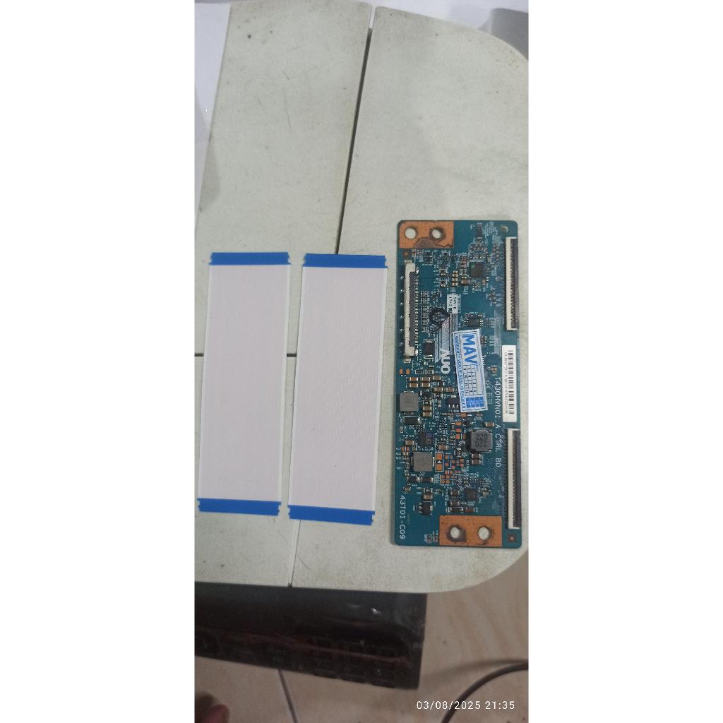 T CON - TIKON - TICON - TCON TV LED POLYTRON PLD43B150 - PLD43S883 - PLD43BS153 - PLD43TS153 -+