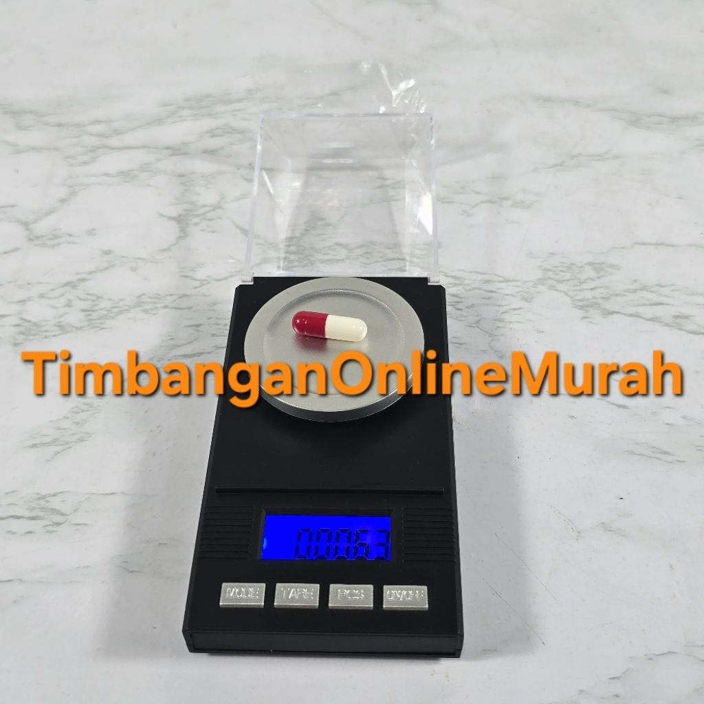 TERBARU  Timbangan Digital Mini 50g Akurasi 0.001g | Timbangan Logam Mulia Emas Obat Serbuk Kopi Por