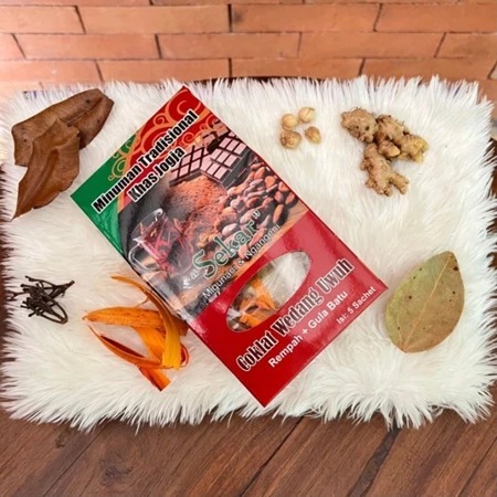 Wedang Uwuh Sekar Rasa Coklat Isi 5 Sachet - Minuman Sehat Jahe Hangat - Oleh oleh khas Bantul jogja