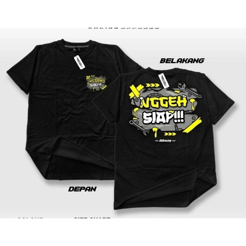 KAOS Nggeh Siap New KAOS DISTRO Nggeh Siap New PRIA WANITA