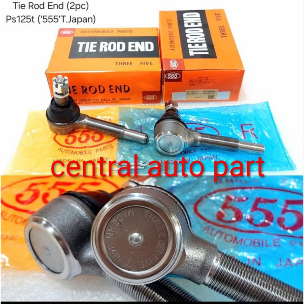 tie rod end mitsubishi ps125T canter 1set asli original 555 japan