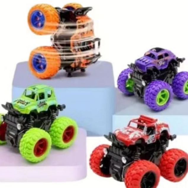 Cod Mainan Anak Mobil Monster Truck Offroad Mainan  Mobil Tahan Banting