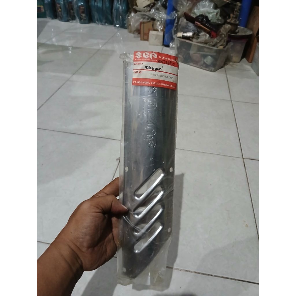 PELINDUNG KNALPOT SUZUKI SHOGUN 110 ORIGINAL SGP